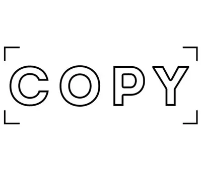 Printtoo Copy Самокрасящий резиновый штамп Предварительно окрашенный офисный штамп - канцелярские товары для домашнего офиса, 47 x 20 мм чёрный