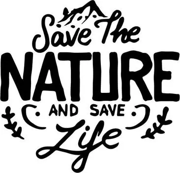 Printtoo Craft Textile Save The Nature & Save Life Круглые деревянные резиновые штампы для изготовления карточек Stamps-2 2 Inch коричневый
