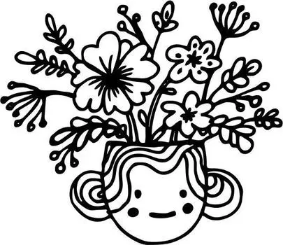 Printtoo Diary Card Cup Цветочный дизайн Квадратный деревянный резиновый штамп Scrap-booking-2 x 2 2 x 2 Inches коричневый