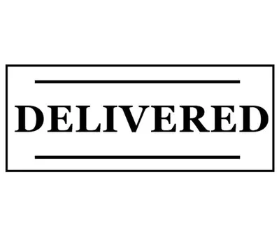 Printtoo доставленный самонаводящийся резиновый штамп Предварительно нарисованный чернилами офисный штамп - канцелярские товары для домашнего офиса, 47 x 20 мм зелёный