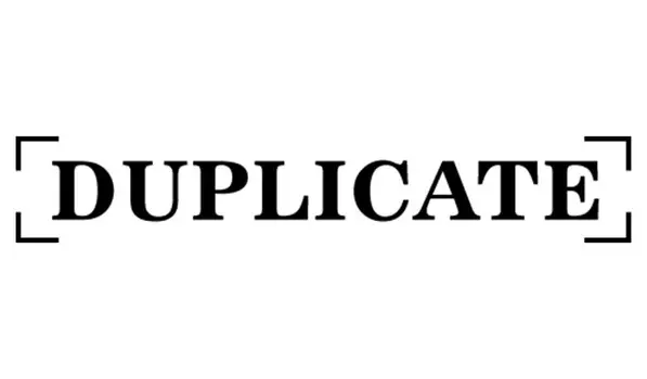 Printtoo Duplicate Self Inking Rubber Stamp Pre-Inked Office Stamp - Home Office Business Канцелярские товары, черный - 42 x 9 чёрный