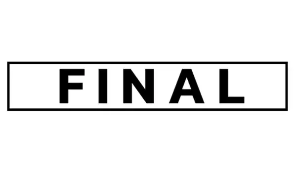 Printtoo Final Self Inking Rubber Stamp Pre-Inked Office Stamp - Home Office Business Канцелярские товары, черный - 42 x 9 чёрный