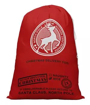 Printtoo Large Drawstring Canvas Bag Christmas Sack Bags Santa Gift Sack Custom Party Favor 2 Pcs 27x20 Inch 27 x 20 Inches бежевый