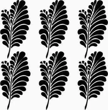 Printtoo Leaf Pattern Квадратный деревянный резиновый штамп Скрап-букинг Коричневые штампы DIY-2 x 2 2 x 2 Inches коричневый