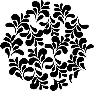 Printtoo Leaf Pattern Scarp-booking Круглый деревянный резиновый штамп Craft Textile-2 2 Inch коричневый