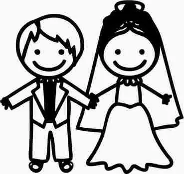 Printtoo Marry Couple Cartoon Pattern Деревянный квадратный резиновый штамп Craft Textile-2 x 2 2 x 2 Inches коричневый