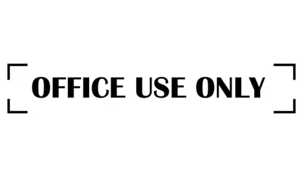 Printtoo Office Use Only Self Ink Rubber Stamp Pre-Inked Office Stamp — Home Office Business Канцелярские товары, черный — 42 x 9 чёрный
