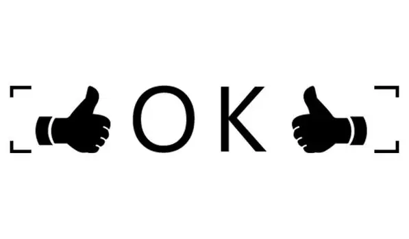 Printtoo Ok Self Inking Rubber Stamp Pre-Inked Office Stamp- Home Office Business Канцелярские товары, черный- 42 x 9 чёрный