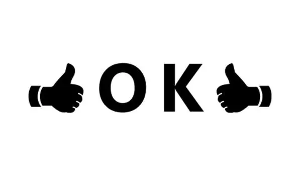 Printtoo Ok Self Inking Rubber Stamp Pre-Inked Office Stamp- Home Office Business Канцелярские товары, черный- 42 x 9 чёрный