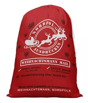 Printtoo Pack of 2 Pcs Xmas Presents Storage Bags Large Santa Gift Sack with Drawstring Christmas Party Favor 27x20 Inch 27 x 20 Inches бежевый