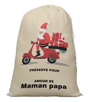 Printtoo Pack of 2 Pcs Xmas Presents Storage Bags Large Santa Gift Sack with Drawstring Christmas Party Favor 27x20 Inch 27 x 20 Inches бежевый