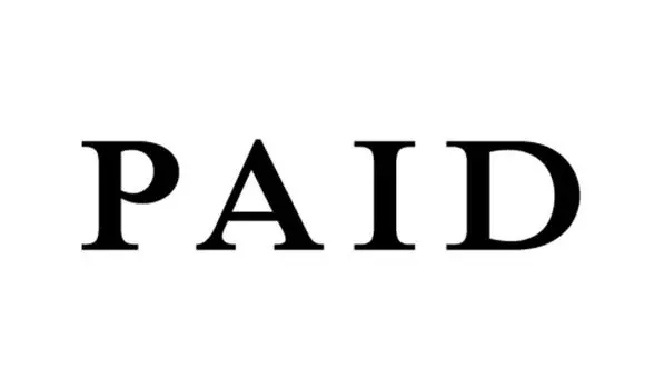 Printtoo Paid Self Inking Rubber Stamp Pre-Inked Office Stamp - Home Office Business Канцелярские товары, черный - 42 x 9 чёрный