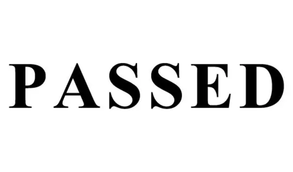 Printtoo Passed Self Inking Rubber Stamp Pre-Inked Office Stamp — Home Office Business Канцелярские товары, черный — 42 x 9 42mmx9mm чёрный