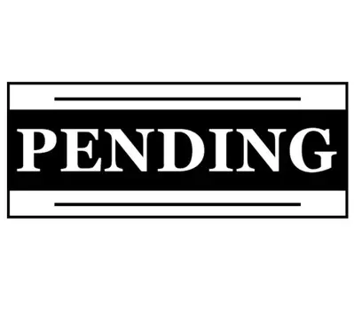 Printtoo Pending Self Inking Rubber Stamp Pre-Inked Office Stamp — канцелярские товары для домашнего офиса, 47 x 20 мм фиолетовый