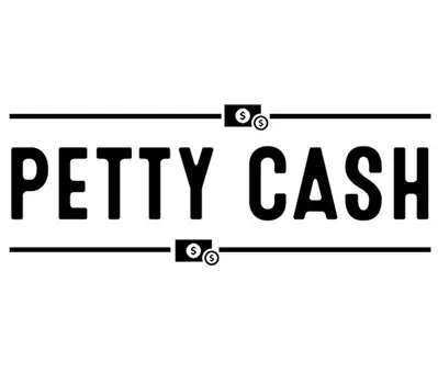 Printtoo Petty Cash Самоклеящийся резиновый штамп Предварительно окрашенный офисный штамп - канцелярские товары для домашнего офиса, 47 x 20 мм зелёный