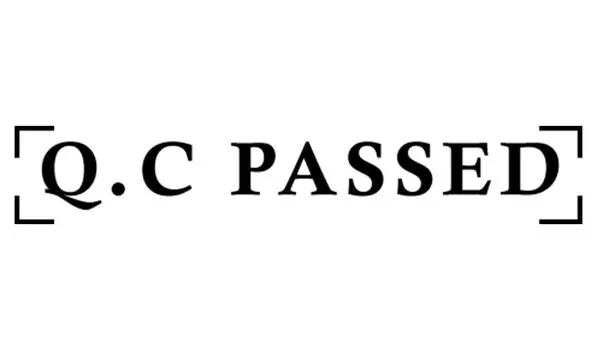 Printtoo Q.C Пройдено самообучение резиновым штампом Предварительно окрашенный офисный штамп - канцелярские товары для домашнего офиса, черный - 42 x 9 чёрный