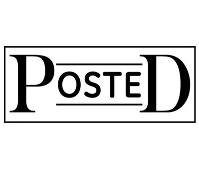 Printtoo Размещенный самообрабатывающийся резиновый штамп Предварительно обведенный чернилами офисный штамп - канцелярские товары для домашнего офиса, 47 x 20 мм красный