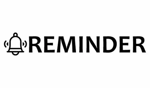 Printtoo Reminder Self Inking Rubber Stamp Pre-Inked Office Stamp - Home Office Business Канцелярские товары, черный - 42 x 9 зелёный