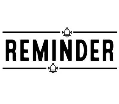 Printtoo Reminder Self Inking Rubber Stamp Pre-Inked Office Stamp- Home Office Business Канцелярские товары, 47 x 20 мм зелёный