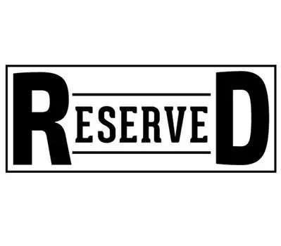 Printtoo Reserved Self Inking Rubber Stamp Pre-Inked Office Stamp- Home Office Business Канцелярские товары, 47 x 20 мм зелёный