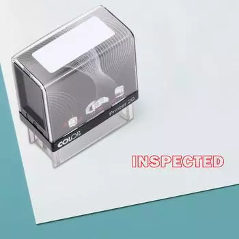 Printtoo Самоклеящаяся резиновая печать на заказ Colop Office Stationery P20 Mini Stamper 14 mm x 38 m красный