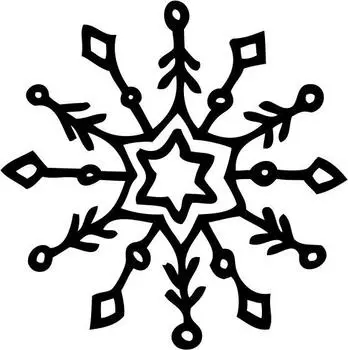 Printtoo Scrap-booking Дизайн снежинок Круглый коричневый деревянный резиновый блок-2 2 Inch Diameter коричневый