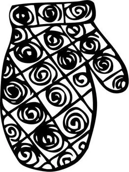 Printtoo Scrap-booking Ручная перчатка Дизайн Квадратный деревянный резиновый штамп Коричневый блок-2 x 2 2 x 2 Inches коричневый