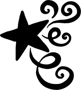 Printtoo Scrap-Booking Star Design Квадратная деревянная резиновая штамповая карточка для дневника Блок-2 x 2 2 x 2 Inches коричневый