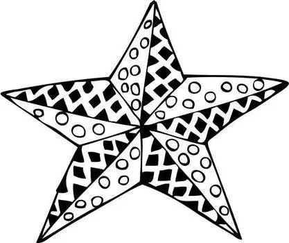 Printtoo Scrap-booking Star Design Square Wooden Rubber Stamp Card Paper Block-2 x 2 2 x 2 Inches коричневый