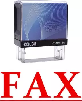 Printtoo Self Inking Rubber Stamp Custom Colop Office Stationary P20 Mini Stamper 14 mm x 38 m красный