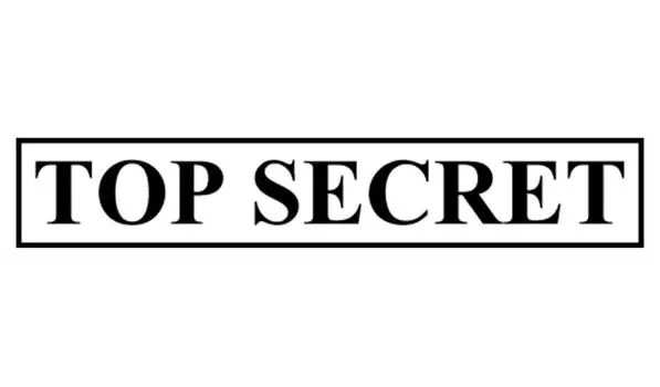 Printtoo Совершенно секретная самоклеящаяся резиновая печать Предварительно окрашенная офисная печать - канцелярские товары для домашнего офиса, черная - 42 x 9 фиолетовый