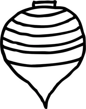 Printtoo Spinning Top Design Square Wooden Rubber Stamp Craft Textile Block-2 x 2 2 x 2 Inches коричневый