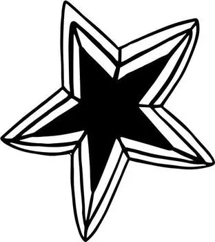 Printtoo Square Star Pattern Изготовление деревянного резинового штампа Блок-бронирования-2 x 2 2 x 2 Inches коричневый