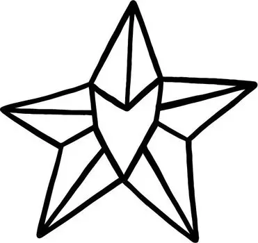 Printtoo Star Design Diary Card Square Wooden Rubber Stamp Scrap-Booking Block-2 x 2 2 x 2 Inches коричневый