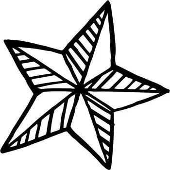 Printtoo Star Pattern Крафт Деревянный резиновый штамп Квадратный блок Scrap-Booking-2 x 2 2 x 2 Inches коричневый