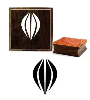 Printtoo Украшение рождественской елки Дизайн Дневник Карточка Квадратная деревянная резиновая печать-2 x 2 2 x 2 Inches коричневый