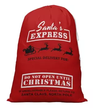 Printtoo Упаковка из 2 специальных рождественских мешков с завязками, очень большого размера, для многоразового хранения рождественских подарков, 27x20 дюймов 27 x 20 Inches бежевый