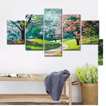 Принты, художественная настенная живопись на холсте, современные принты, дерево, натуральные постеры, фотографии, украшение дома, украшение стены 20x35cm*2 20x45cm*2 20x55cm*1