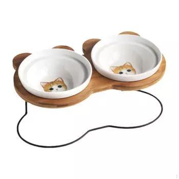 Приподнятая миска для воды для собак, корм для котят, тарелки для домашних кошек, станция для кормления кошек, анти Yellow Cat