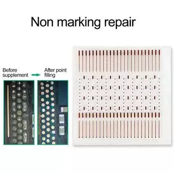 Припой без следов, вспомогательная сварка, 208 точек, ремонт точечной пайки, наконечники для мобильных телефонов