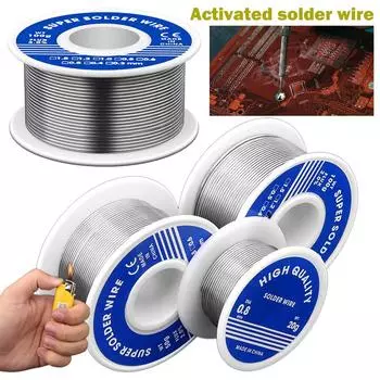 Припой с низкой температурой плавления, проволока 0,8 мм, сердечник из канифоли, защита окружающей среды, оловянная полоса, сварочные инструменты, расходные материалы, зажигалка в наличии 20g-1pcs