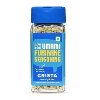 Приправа CRISTA Umami Furikake представляет собой смесь специй без лука и чеснока, без добавления красителей, наполнителей, добавок и консервантов, 40 г.