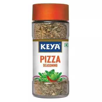 Приправа для пиццы Keya, полностью натуральная и полезная приправа для пиццы, пасты | Стеклянная бутылка | Премиальные травы, специи и приправы 45 г