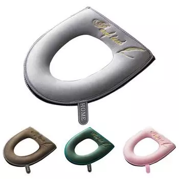 Приятная для кожи подушка на сиденье для унитаза, надежная, легко чистится, прочная, устойчивая к пятнам, водонепроницаемая, дышащая подушечка для унитаза серый