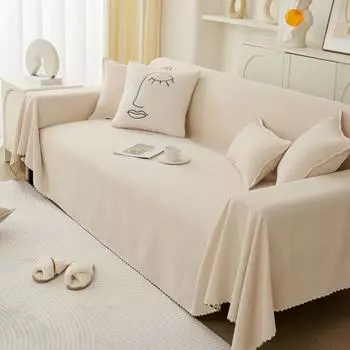 Приятное для кожи однотонное полотенце для дивана, новое всесезонное универсальное покрывало для дивана, современное простое модное дышащее теплое одеяло 180x130