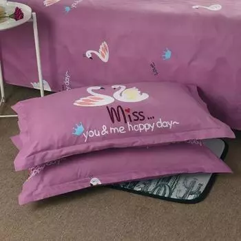 Приятные для кожи наволочки с начесом Пара высококачественных больших одинарных двойных наволочек высокой плотности 48*74cm