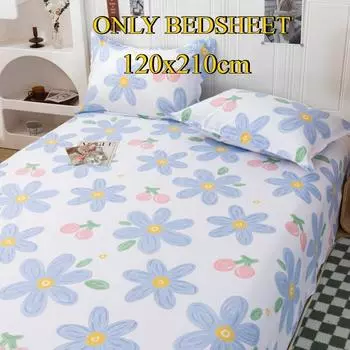 Приятные к коже матовые простыни, утолщенные, для односпальной и двуспальной кровати, простыни разных размеров для всех сезонов 120x210cm