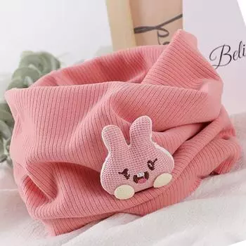 Приятный для кожи осенне-зимний универсальный утолщенный детский плюшевый шейный платок для школьников детский шарф one size