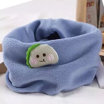 Приятный для кожи осенне-зимний универсальный утолщенный детский плюшевый шейный платок для школьников детский шарф one size