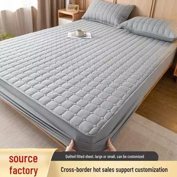 Приятный для кожи стеганый покрывало из стираного хлопка: Нескользящий, толстый, пылезащитный протектор Simmons